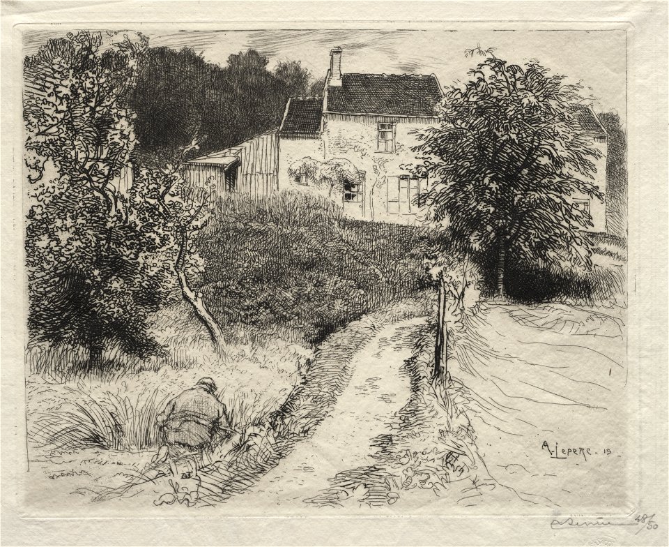 Auguste Louis Lepère (French, 1849-1918) - A Bellot - 1946.192 - Cleveland Museum of Art
