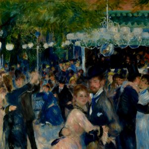 Auguste Renoir - Dance at Le Moulin de la Galette - Google Art Project-x0-y0