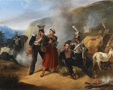 Auguste Raffet Szene aus den Napoleonischen Kriegen