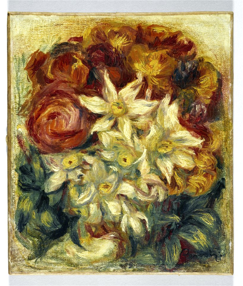 Auguste Renoir - Bouquet de narcisses et de roses - PPP4825 - Musée des Beaux-Arts de la ville de Paris