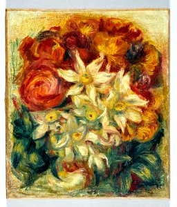 Auguste Renoir - Bouquet de narcisses et de roses - PPP4825 - Musée des Beaux-Arts de la ville de Paris