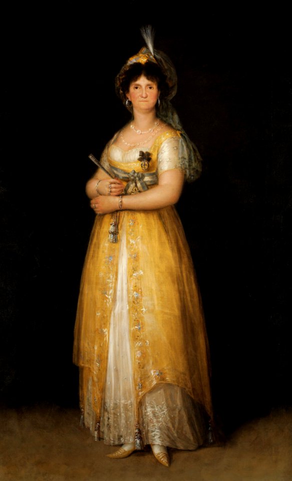 Augustin Estève (copia da Francisco Goya) - Ritratto di Maria Luisa di Parma