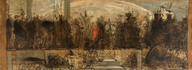 Auguste-Barthélémy Glaize - Le Jugement Universel, esquisse - PDUT1501 - Musée des Beaux-Arts de la ville de Paris
