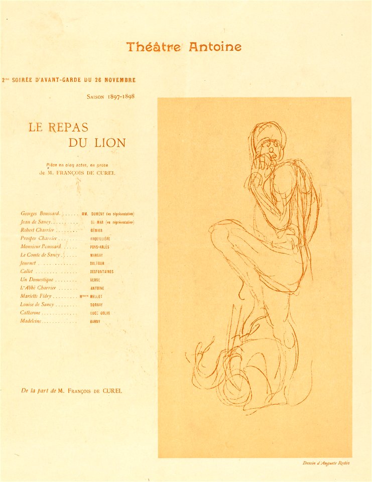 Auguste Rodin - Le Repas du lion