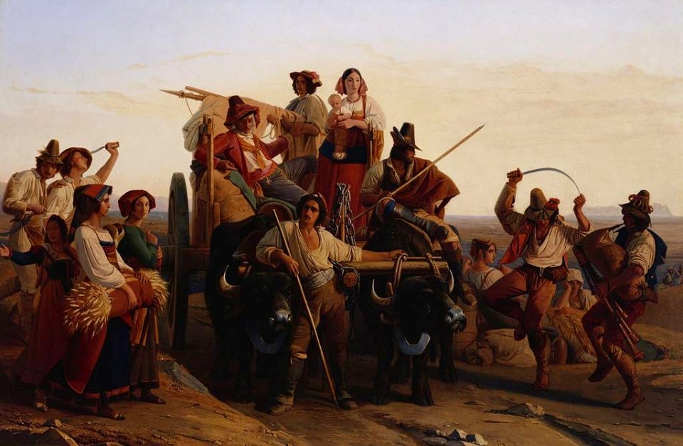 Auguste-Alexis Canzi (1813-66) - Les Moissonneurs - RCIN 406740 - Royal Collection