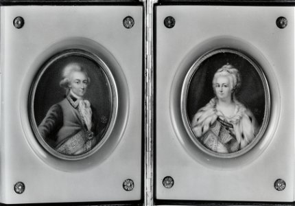 Augustin Ritt - Czarina Catherine II and Count Alexander Lanskoi - Walters 38343