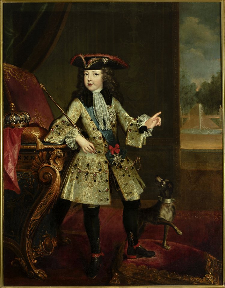 Augustin-Oudrat Justinat - Youthful portrait of Louis XV - 187244 - National Museum in Warsaw