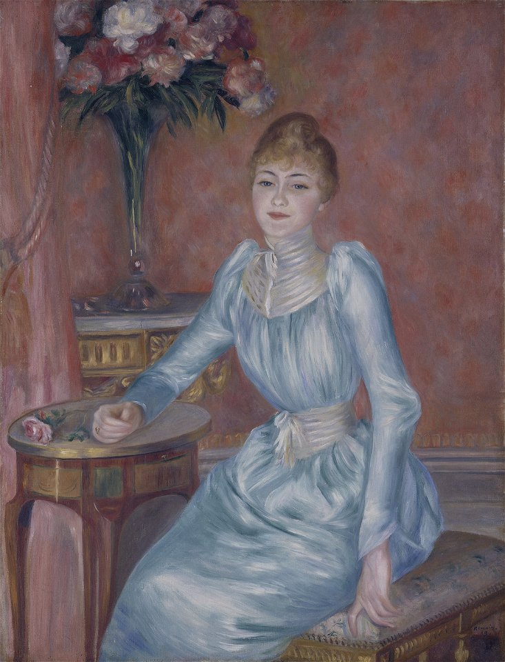 Auguste Renoir - Portrait de Madame de Bonnières - PPP2364 - Musée des Beaux-Arts de la ville de Paris