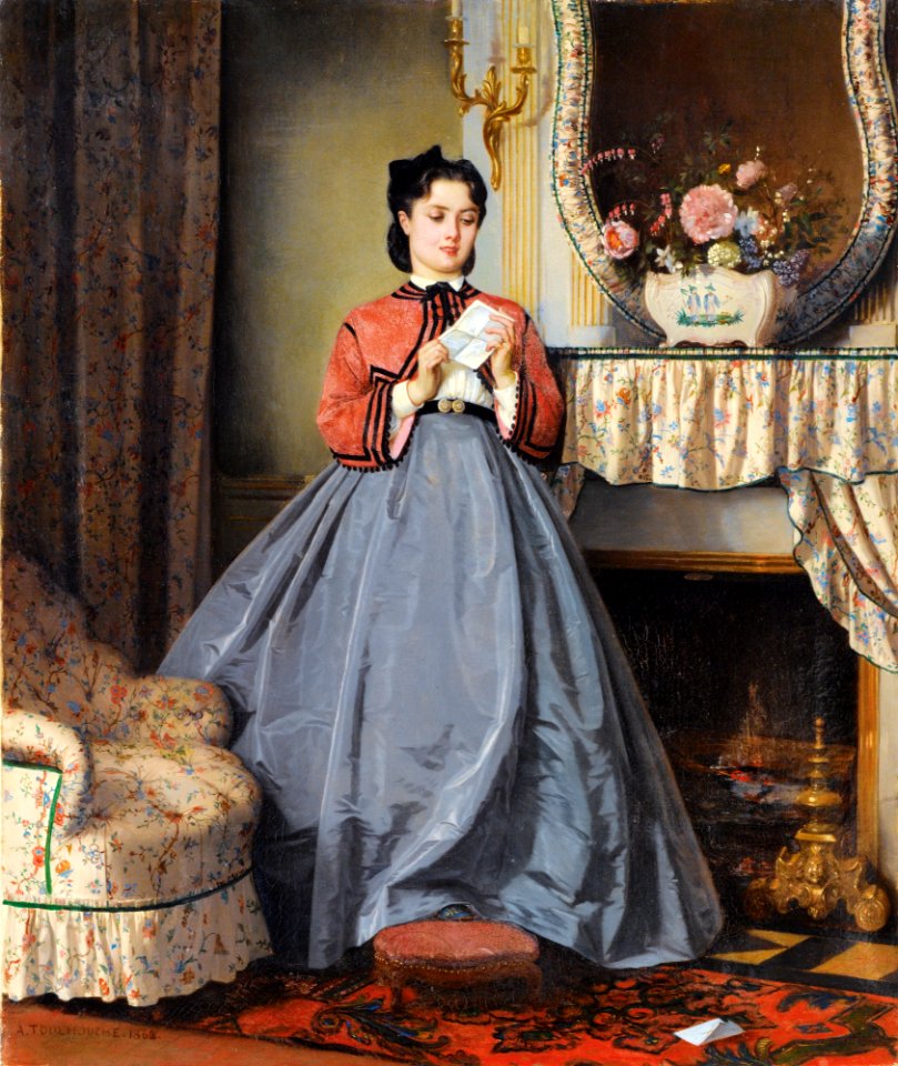 Auguste Toulmouche - The Love Letter, 1863