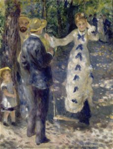 Auguste Renoir - The Swing - Google Art Project. Free illustration for personal and commercial use.