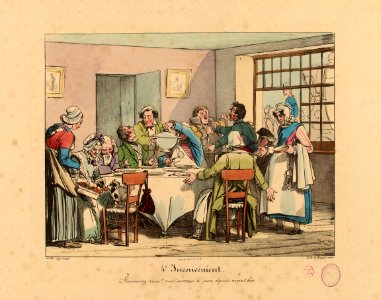 Auguste-Xavier Leprince, Inconvéniens d'un voyage en diligence--4--Carnavalet