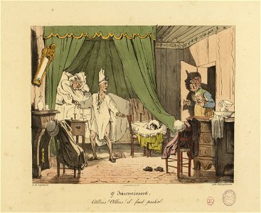 Auguste-Xavier Leprince, Inconvéniens d'un voyage en diligence--9--Carnavalet