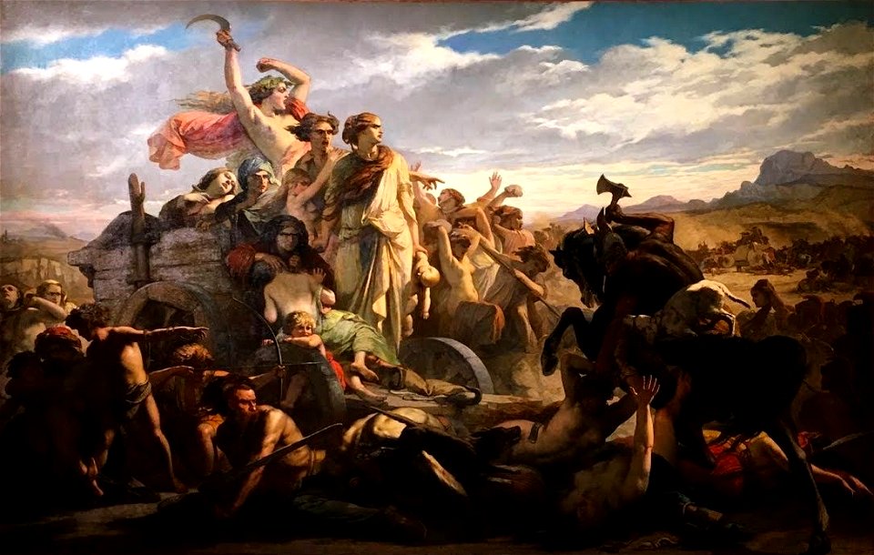 Auguste-Barthélemy Glaize - Les Femmes gauloises - Orsay RF 1983 96