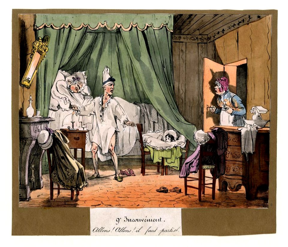 Auguste-Xavier Leprince, Inconvéniens d'un voyage en diligence--9--British Museum