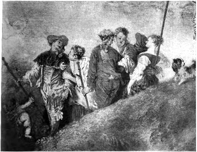 Auguste Rodin Watteau Cythère detail Gsell 93