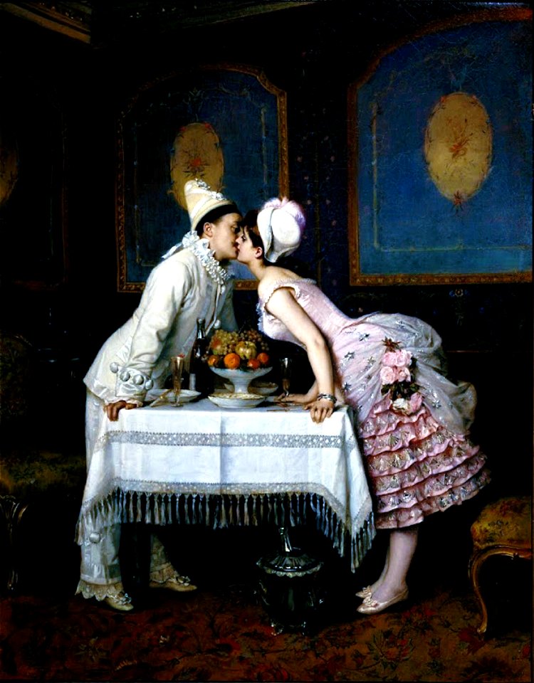 Auguste Toulmouche - Le baiser