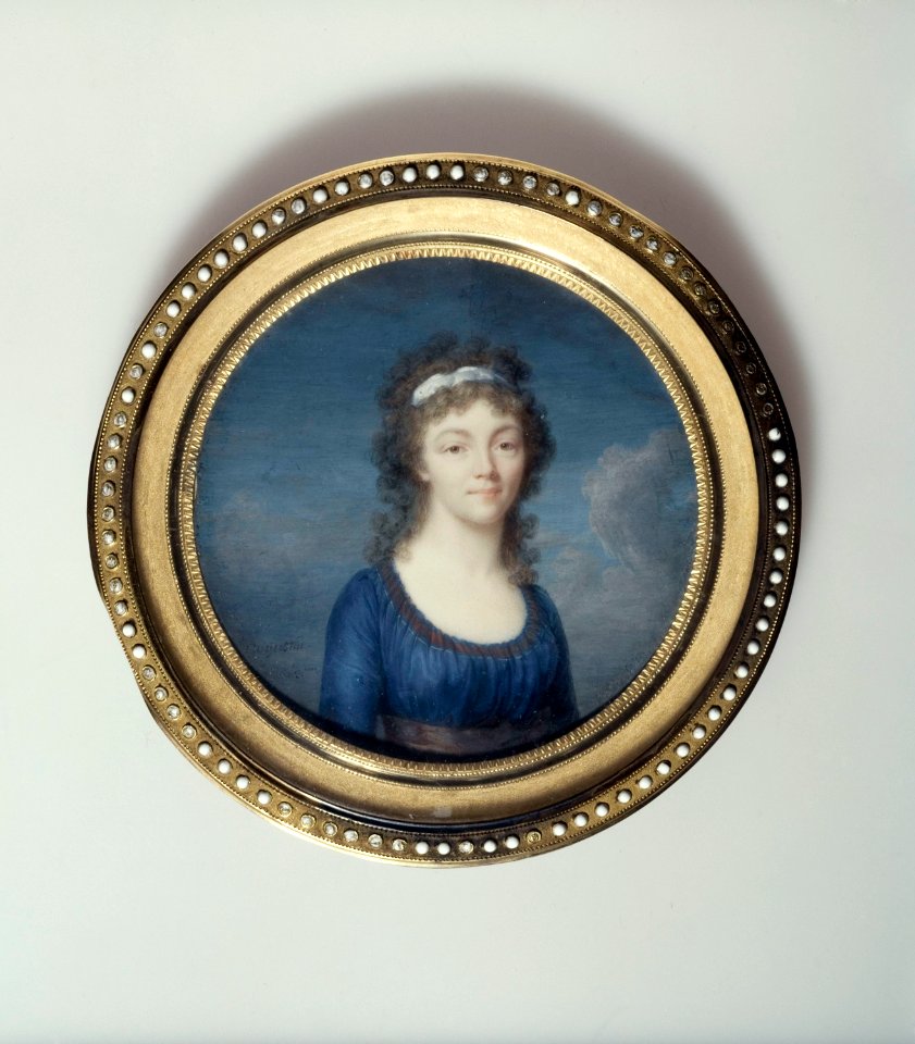 Augustin, Jean-Baptiste-Jacques - Portrait d'une jeune femme - J 699 - Musée Cognacq-Jay