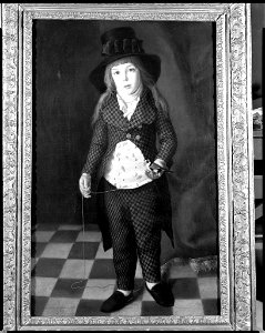 Augustin Esteve - Portrait of a Boy with a Bird - 1966.49 - Fogg Museum