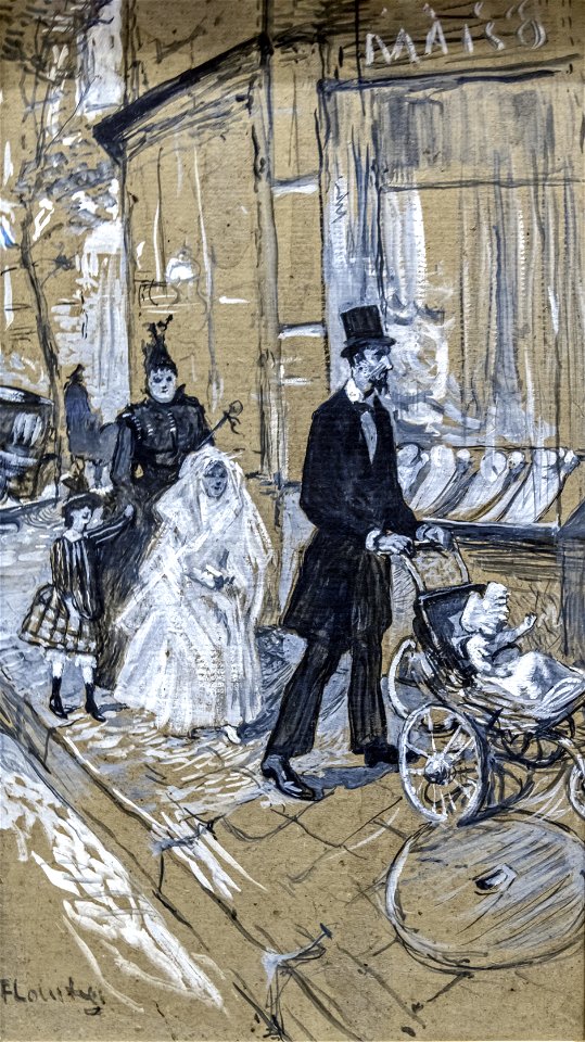 Augustins - La première communion - Henri de TOULOUSE-LAUTREC RO 1038