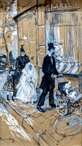 Augustins - La première communion - Henri de TOULOUSE-LAUTREC RO 1038