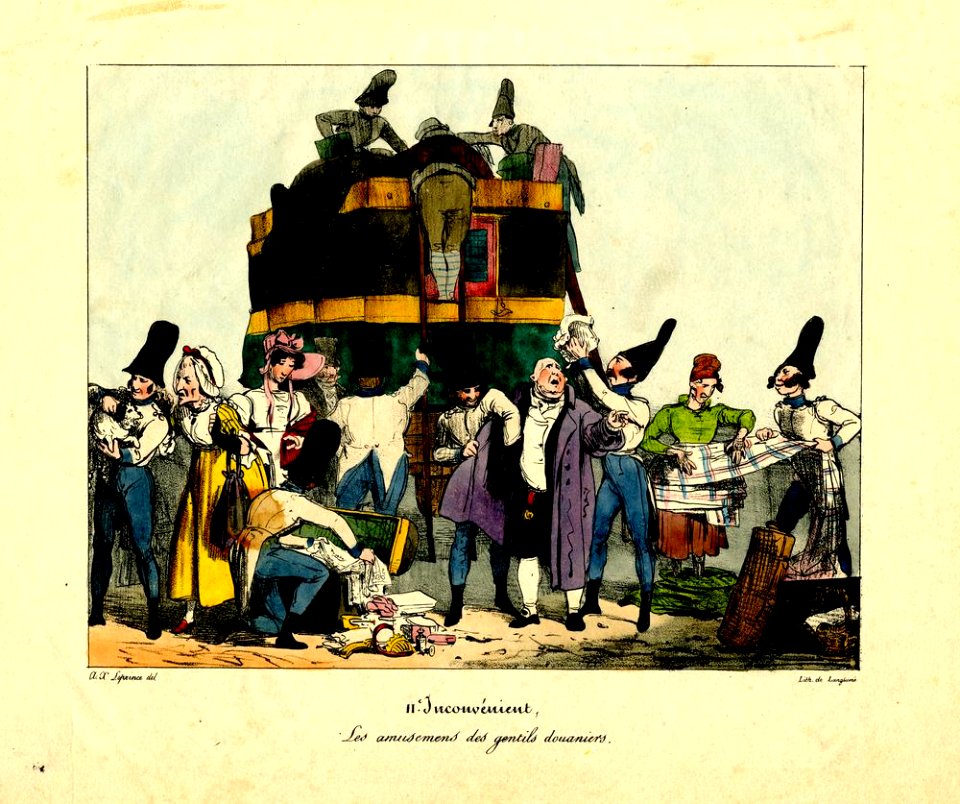 Auguste-Xavier Leprince, Inconvéniens d'un voyage en diligence--11--British Museum