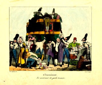 Auguste-Xavier Leprince, Inconvéniens d'un voyage en diligence--11--British Museum