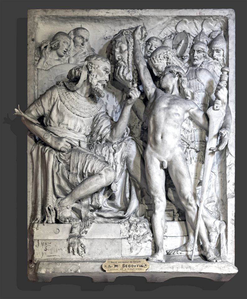 Augustins - David vainqueur de Goliath par Victor Ségoffin 1895 Inv.2004 1 175