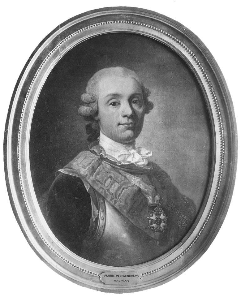 Augustin Ehrensvärd, 1710-1772, militär, greve (Per Krafft d.ä.) - Nationalmuseum - 15703