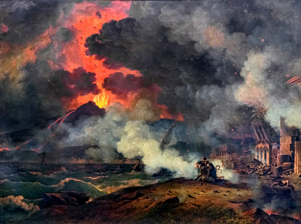 Augustins - Eruption du Vesuve - Pierre-Henri de Valenciennes 78 1 1