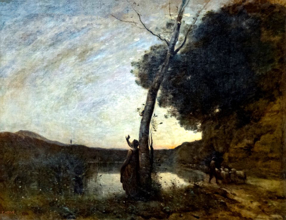 Augustins - L'Etoile du Berger - Camille Corot Ro60 1864