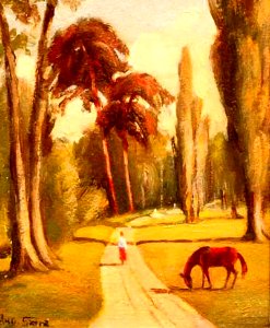 Augustin Satra (1877-1909) - Žena a kůň