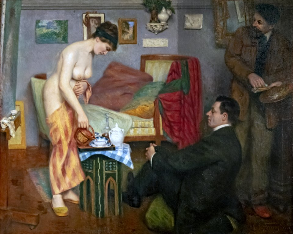 Augustins - L'heure du thè - Alphonse Fauré - 1912 - Joconde05620001372 