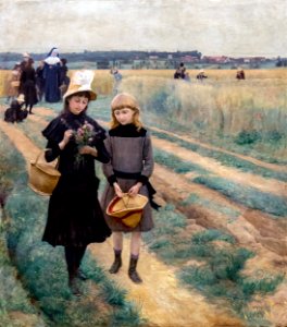 Augustins - La promenade du jeudi dans les champs, 1888 Armand Point Inv. 50 3 1