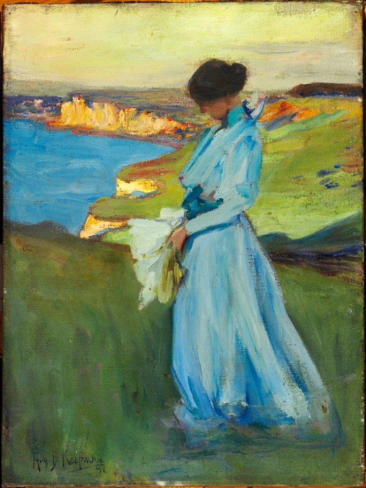Augustus B. Koopman - Lady in White - 1986.452 - Fogg Museum