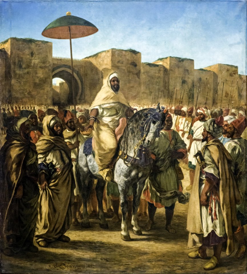 Augustins - Le Sultan du Maroc - Eugène Delacroix