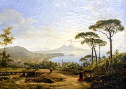Augustins - Naples, vue du Pausilippe - Louise Joséphine SARAZIN DE BELMONT RO 255