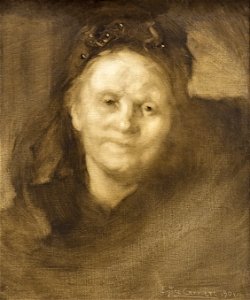 Augustins - Portrait de Madame Auguste Bonheur - Eugène Carrière 48 6 1