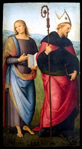 Augustins - Saint Jean l'Évangéliste et saint Augustin par il Perugino 2004 1 25