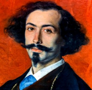 Augustins - Portrait du peintre espagnol Matías Moreno - Charles Durand dit Carolus-Duran P1652 (close-up)