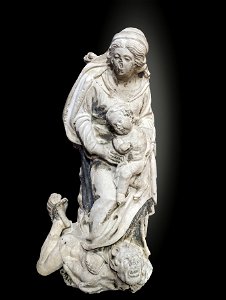 Augustins - Vierge à l'Enfant foulant aux pieds le démon de l'hérésie - Gervais Drouet RA 867