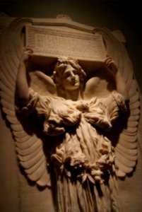 Augustus Saint-Gaudens, The Angel of Purity (Maria Mitchell Memorial) (1902, detail)