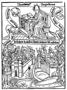 Augustinus De civitate dei Basel 1515 Titel-Rückseite (Isny)