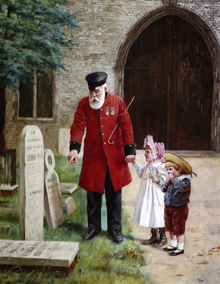 Augustus Edwin Mulready A walk with Grandpa