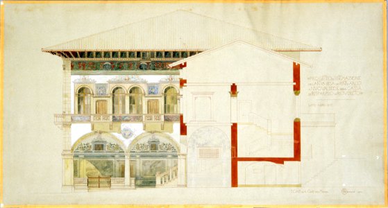 Augusto Sezanne – Sede della Cassa di Risparmio a Rovereto 2