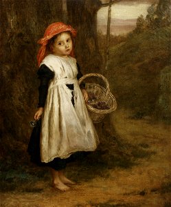 Augustus Edwin Mulready A Little Violet Seller 1877
