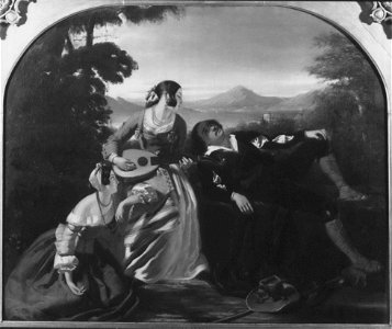 Augustus Leopold Egg (1816-63) - L'Amante - RCIN 407164 - Royal Collection