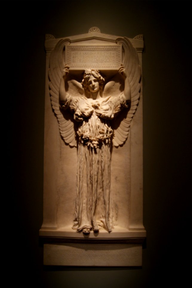 Augustus Saint-Gaudens, The Angel of Purity (Maria Mitchell Memorial) (1902)
