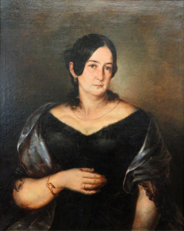 Augusto Müller - Retrato de Maria Luiza Panasco