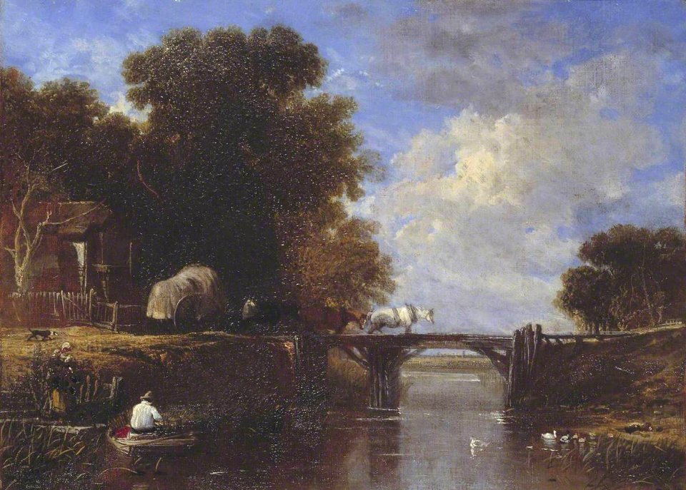 Augustus Wall Callcott (1779-1844) - Wooden Bridge - N00343 - National Gallery
