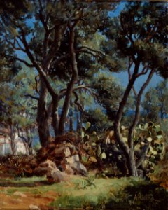 Aukusti Uotila - Oliivimetsä - A III 2085 - Finnish National Gallery